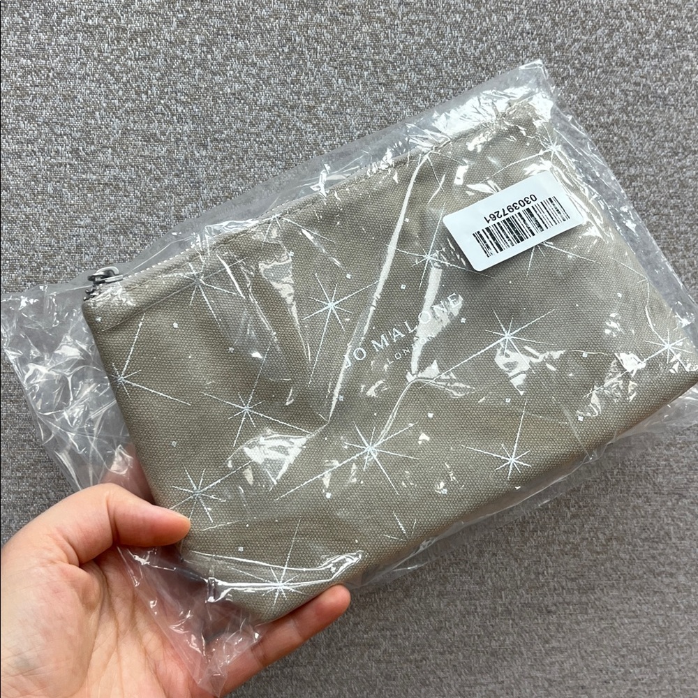 Jo Malone Pouch - tan (8x5.5 inch)